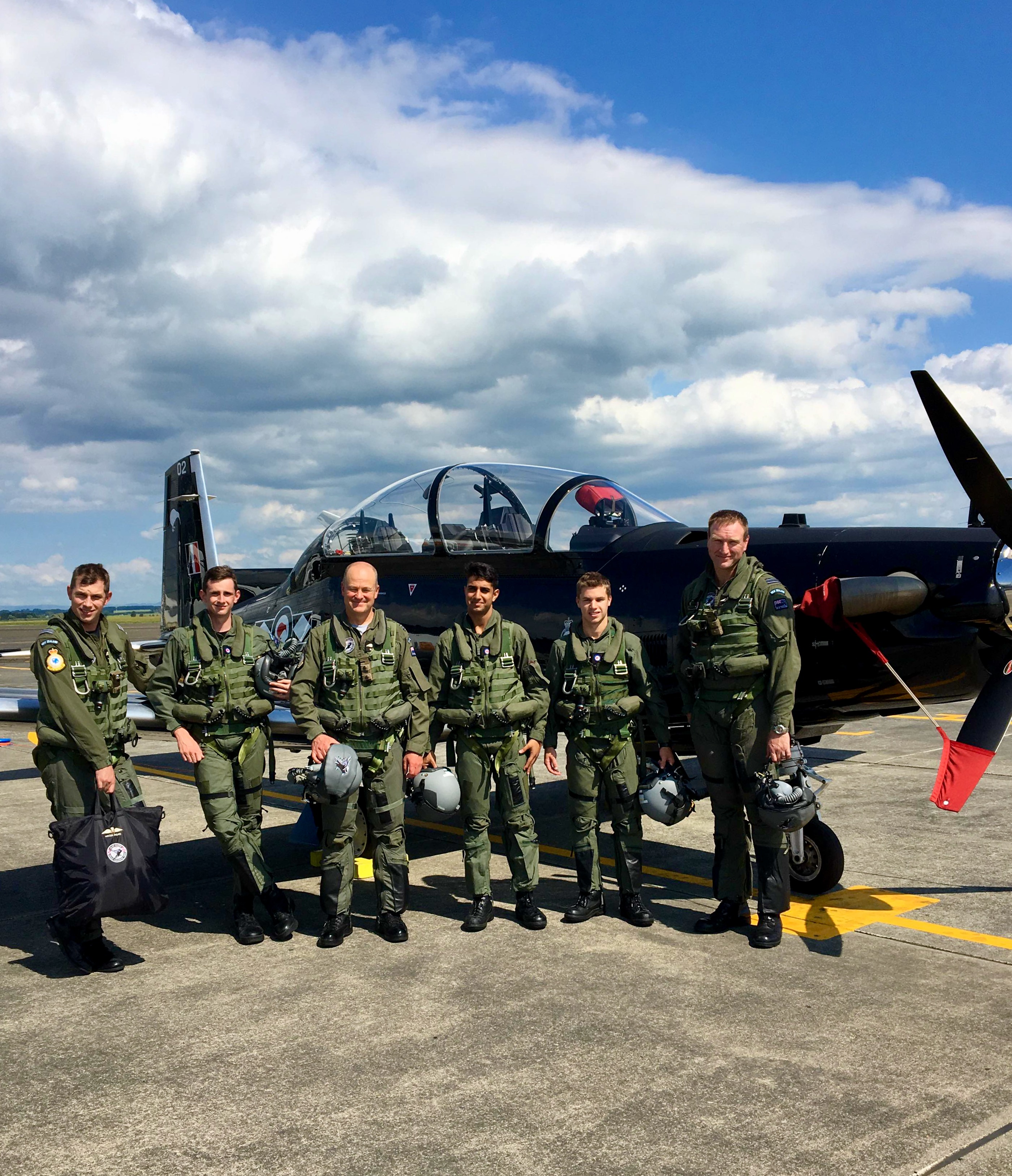 Cadets in Flight suits