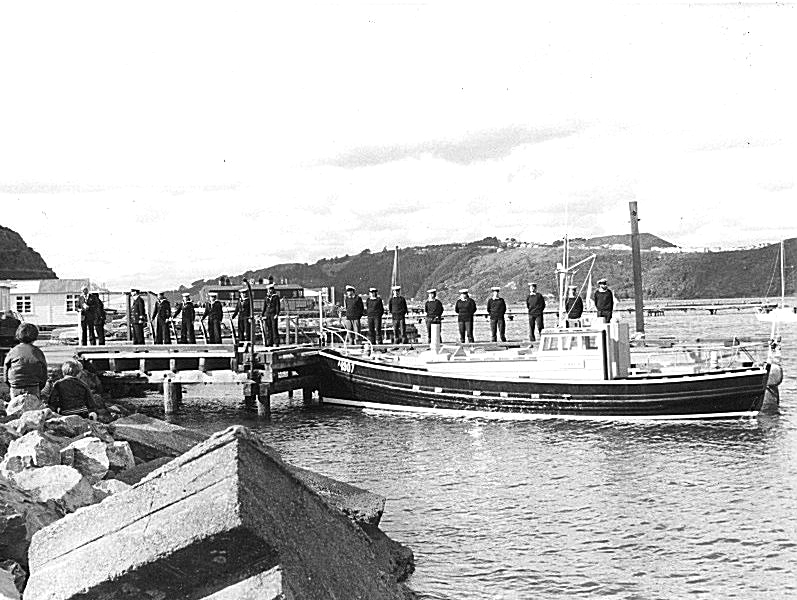 Sea Cadets on jetty